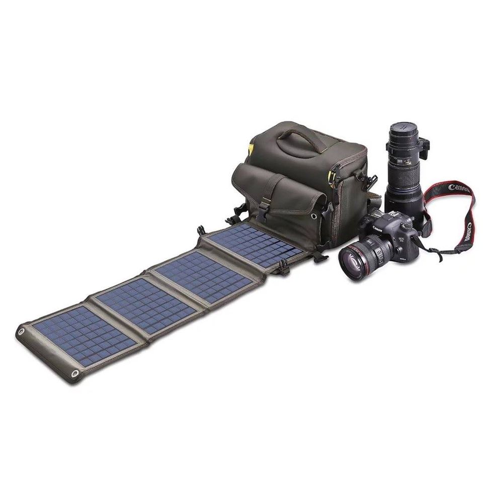 Solar Powered Camera Bag